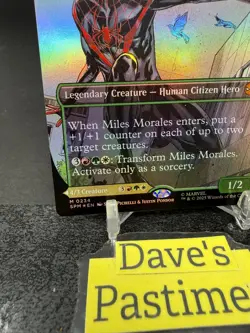 MTG Miles Morales (Borderless) Foil SPM 234 - Marvel Spider Man Magic Card - Image 5