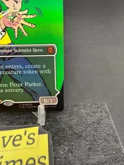 MTG English Peter Parker (0232) (Borderless) NM Foil Marvel's Spider-Man - Image 4