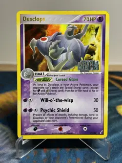 Dusclops 17/100 Reverse Holo Rare Stamped EX Crystal Guardians Pokemon Card PL - Image 1