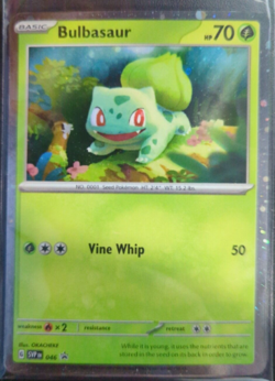 Pokemon - Bulbasaur SVP 046 Cosmos Holo Black Star Promo - NM/M - Image 1