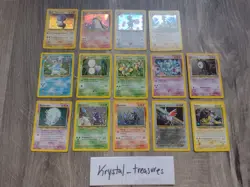 NM Pokemon TCG HOLO Neo Genesis Destiny & Discovery 14 Card Lot - Image 3