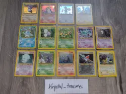 NM Pokemon TCG HOLO Neo Genesis Destiny & Discovery 14 Card Lot - Image 4