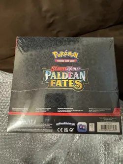 Pokemon Paldean Fates Tech Sticker Collection Full Display Case 36 Packs 190190 - Image 3