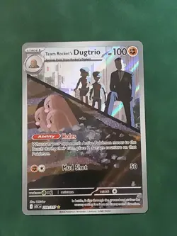 Team Rocket's Dugtrio Illustration Rare - 239/217 (Pokemon TCG, Ascended Heroes) - Image 1