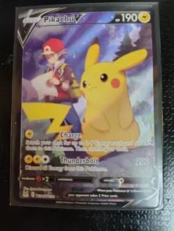 PIKACHU V Pokemon Lost Origin TG16/TG30 Trainer Gallery - Image 1