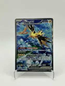 Pokemon Scarlet & Violet 151 Zapdos ex EX SIR Holo 202/165 - Image 1
