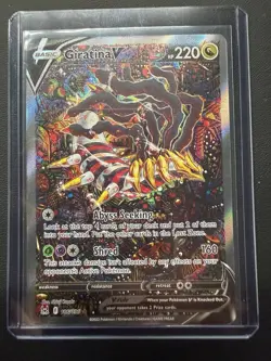 Pokemon Giratina V Full Art Ultra Rare Holo 186/196 Lost Origin (read notes) - Image 1