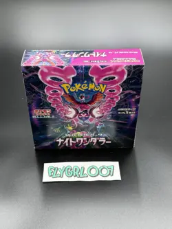 Night Wanderer Japanese Booster Box NIB Pokemon TCG US Seller - Image 1