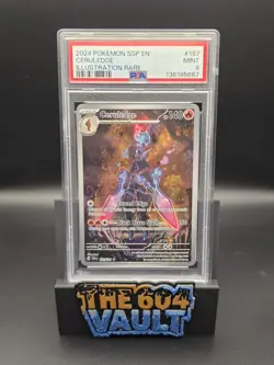 2024 Pokemon CERULEDGE #197/191 Surging Sparks Illustration Rare English PSA 9 - Image 1