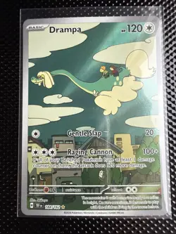 Pokemon Drampa 184/162 SV05: Temporal Forces Holo Illustration Rare 120 HP - Image 1