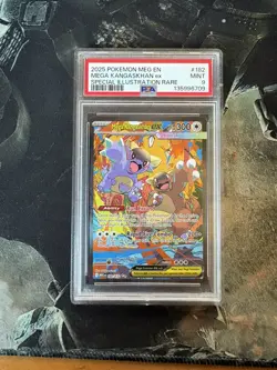 POKEMON MEG EN-MEGA EVOLUTION #182 MEGA KANGASKHAN EX SIR PSA 9 - Image 1