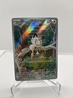 Pokemon TCG Meowth Black Star Promos Holo - Image 1