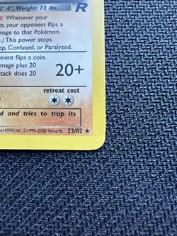 Pokemon TCG: 2000 Dark Dugtrio 23/82 Team Rocket Non-Holo Rare MP - Image 4