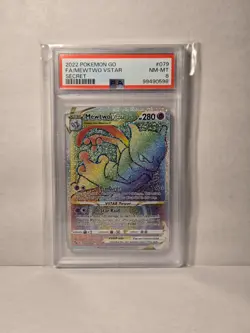 Mewtwo VSTAR (Secret) 079/078 Pokemon GO PSA 8 - Image 1