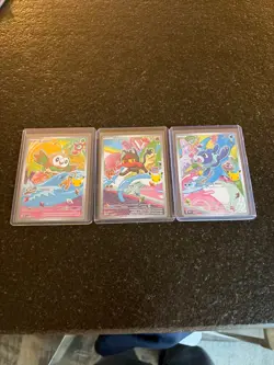 Pokemon Rowlet Litten Popplio 043 044 045 First Partner Starters Gen 7 - Image 1