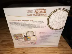Pokemon Sword & Shield Brilliant Stars ETB Elite Trainer Box New - Image 2