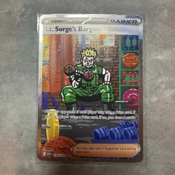Pokemon Mega Evolution Lt. Surge's Bargain 185/132 - Image 1
