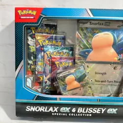 Pokemon TCG: Snorlax ex & Blissey ex Special Collection Sealed – 8 Packs + Promo - Image 2