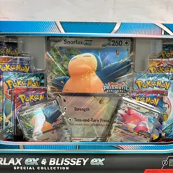 Pokemon TCG: Snorlax ex & Blissey ex Special Collection Sealed – 8 Packs + Promo - Image 3