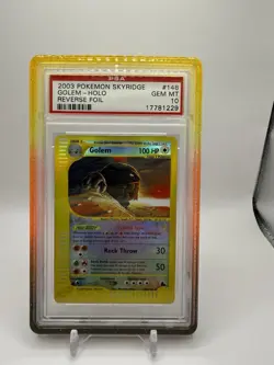 Pokemon Golem Skyridge Crystal Reverse Holo Secret Rare #148 PSA 10! - Image 1
