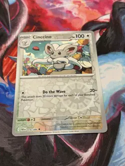Pokemon TCG SV: Black Bolt Cinccino 076/086 Reverse Holo - Image 1
