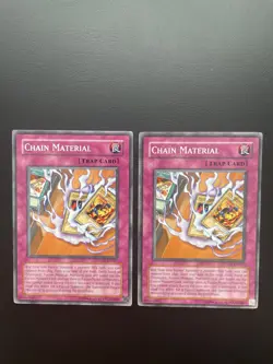 Yugioh Chain Material PTDN-EN067 Unlimited Edition Common NM/LP X2 - Image 1