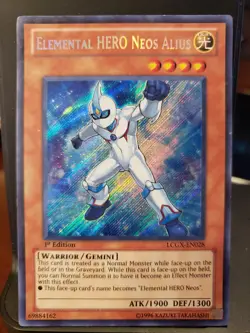 Elemental HERO Neos Alius - LCGX-EN028 - Secret Rare - 1st Edition Yugioh - Image 1