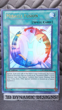 | Yugioh Miracle Fusion RYMP-EN021 1st Edition Ultra Rare Ra Yellow Pack NM- | - Image 1