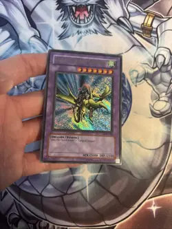 (WNU) Yugioh DOUBLE MISPRINT GOLD REVERSE Gaia The Dragon Champion LOB-125 HP - Image 2