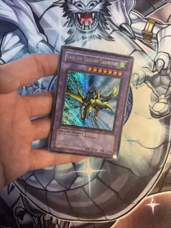 (WNU) Yugioh DOUBLE MISPRINT GOLD REVERSE Gaia The Dragon Champion LOB-125 HP - Image 3