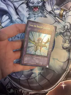(WNU) Yugioh DOUBLE MISPRINT GOLD REVERSE Gaia The Dragon Champion LOB-125 HP - Image 4