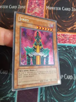 Yu-Gi-Oh! Jinzo Pharaoh's Servant PSV-000 Reverse Secret Rare Misprint LP/MP a1/ - Image 2