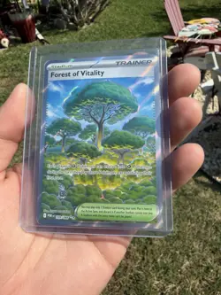 Pokemon Forest Of Vitality 109/088 NM Full Art Ultra Ball Perfect Order English - Image 1