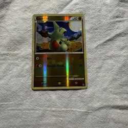 Pupitar and Larvitar reverse holo mid era pokemon cards - Image 1