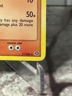 Blaziken 1/106 2005 EX Emerald Pokemon Card TCG Nintendo Non Holo Rare - Lp - Image 4