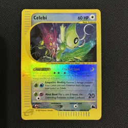 2003 Skyridge Celebi Reverse Holo #145/144 Pokemon Card *LP* - Image 1