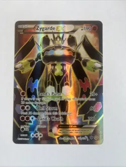 Pokemon TCG Zygarde EX Full Art Alternate Card 54a/124 XY Fates Collide- Awesome - Image 1