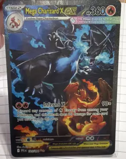 Ultra Rare Mega Charizard X EX 125/094 Pokemon Card Phantasmal Flames - Image 2
