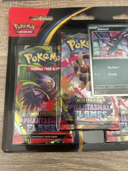 Pokemon Cards TCG Phantasmal Flames Triple Blister Pack x5 – Sneasel - Image 3