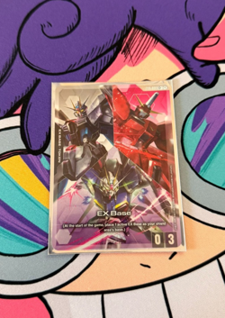 Gundam Card Game: ST09 EX Base Rare Full-art Foil (EXB-002 C+) - Image 1