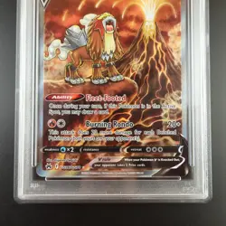 PSA 9 Entei V GG36/GG70 Pokemon Crown Zenith Full Art Holo Graded Card - Image 3