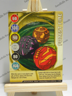 Bakugan Card - Forest Fire - Gold Gate Card - BA208 - 13/48b - 2008 - Image 1