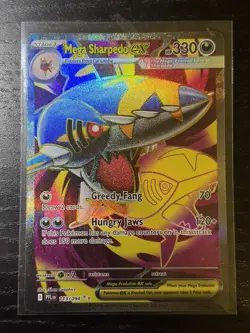 Phantasmal Flames Pokemon Card : Mega Sharpedo ex #113 - Immaculate - Image 1