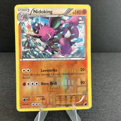 Nidoking 58/116 Reverse Holo Black & White Plasma Freeze 2013 Pokemon TCG Card - Image 1