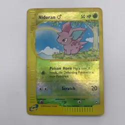 Pokemon TCG Reverse Holo Nidoran 96/147 Aquapolis HP e-Card Common WoTC Vintage - Image 1