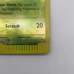 Pokemon TCG Reverse Holo Nidoran 96/147 Aquapolis HP e-Card Common WoTC Vintage - Image 5