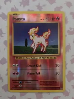 Ponyta 19/108 Reverse Holo XY Evolutions Pokemon 2016 TCG Card Lp - Image 1