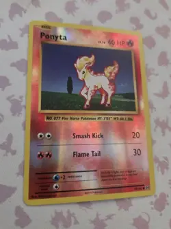 Ponyta 19/108 Reverse Holo XY Evolutions Pokemon 2016 TCG Card Lp - Image 2
