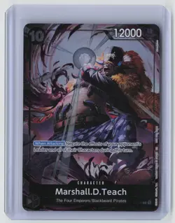 One Piece Promotion Cards Marshall.D.Teach (Event Pack Vol. 8) Foil P-100 NM - Image 1
