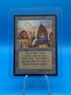 City of Brass Arabian Nights Moderatly Played Land Rare CARTE MTG (NO4) - Image 1